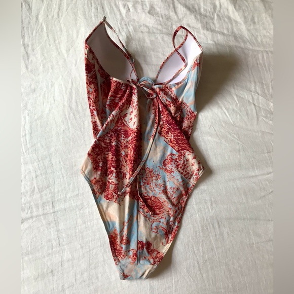 Pain de Sucre Cottagecore Toile Dream One-Piece Swimsuit - Picture 10 of 16